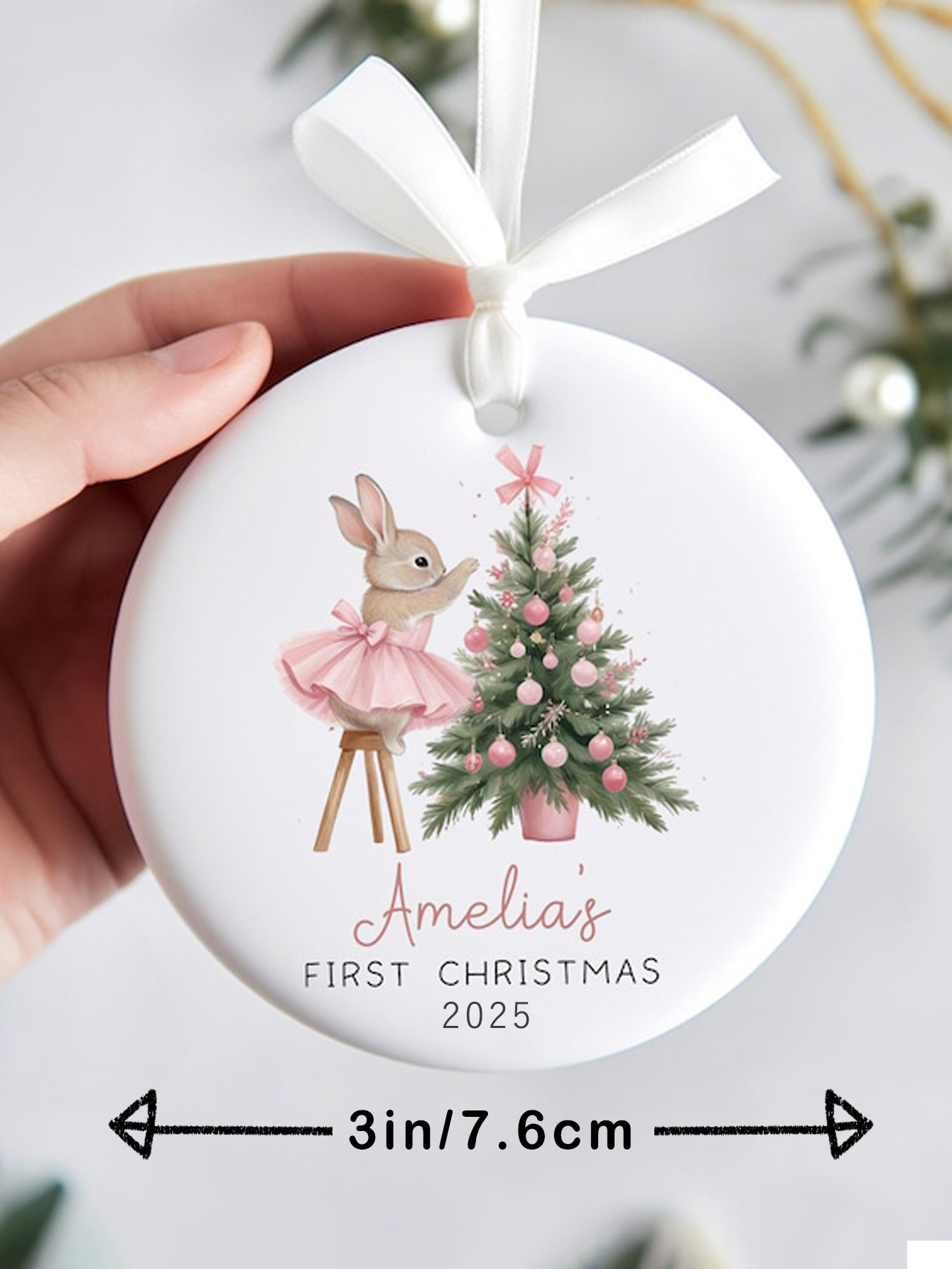 Personalized Baby’s First Christmas Ornament